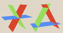 Dividing space into regions by 3 planes