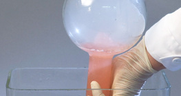 Dissolving hydrogen chloride in water