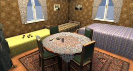 Typical Central European flat in the 1950s