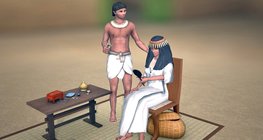 เครื่องแต่งกายของชาวอียิปต์โบราณ