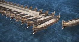 Persian pontoon bridge (5th century BC)