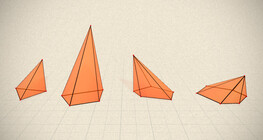 Regular square pyramid