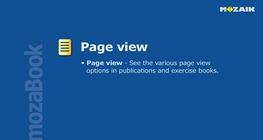 mozaBook - การดูหน้าเพจ