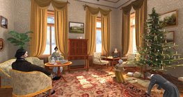 ห้องนั่งเล่นในอดีตของชนชั้นกลาง