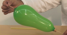 ลูกโป่งบนไม้เสียบ