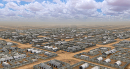 Refugee camp in Africa (Darfur)