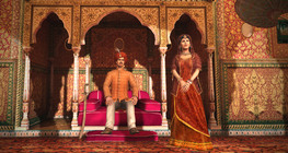 Indian maharaja with his wife (18th century)