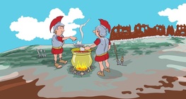 ชาวโรมันไถพรวนเมืองโบราณคาร์เธจและหว่านเกลือลงดิน