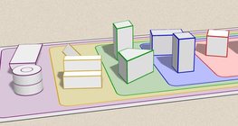 Grouping of solids