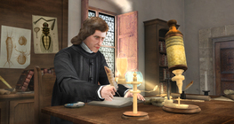 The invention of the microscope: Hooke and Leeuwenhoek