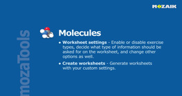 บทช่วยสอนใบงานโมเลกุล