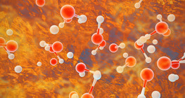 Reaction of hydrogen with oxygen