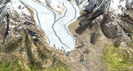 ธารน้ำแข็ง (ระดับกลาง)